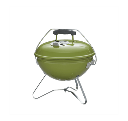 Asador de carbón Smokey Joe® Premium, 14" Verde manzana